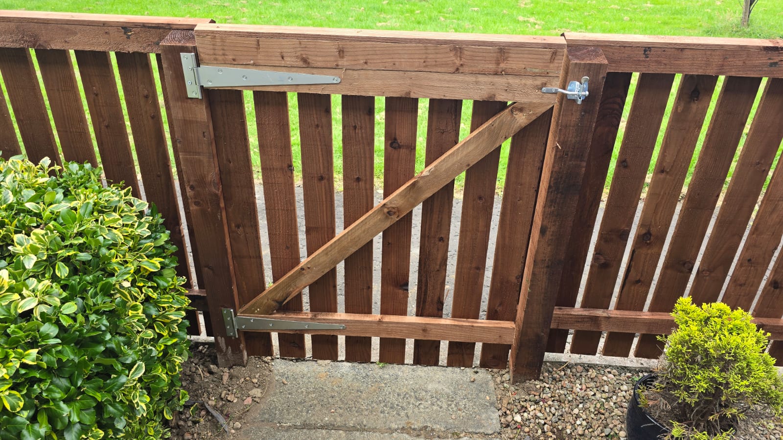 Wooden gate